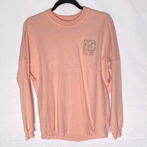 Disney Parks Authentic Original Pink W Sparkle Disneyworld Spirit Jersey XS